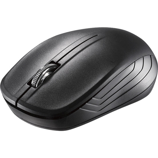 バッファロー／BSMRW21BKZ  無線（2.4GHz）IR LEDマウス 3ボタンタイプ 簡易パッケージモデル ブラック